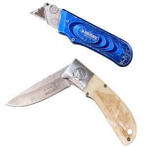 Elk Ridge Ballistic ER A 168 Folding Pocket  Husky Safety Knife Stainless Steel